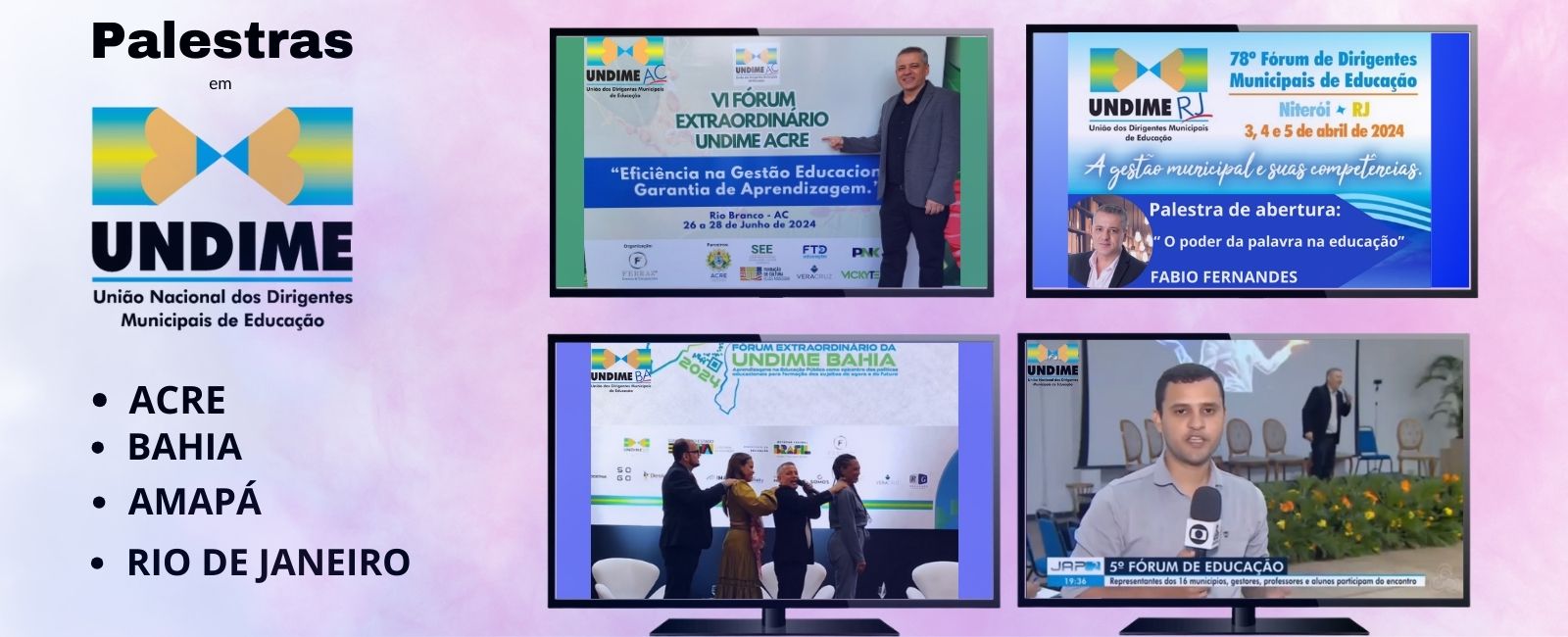 palestrante educação Fabio Fernandes undime